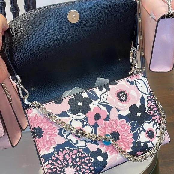 Kate Spade carson convertible crossbody PINK MULTI - Picture 15 of 16